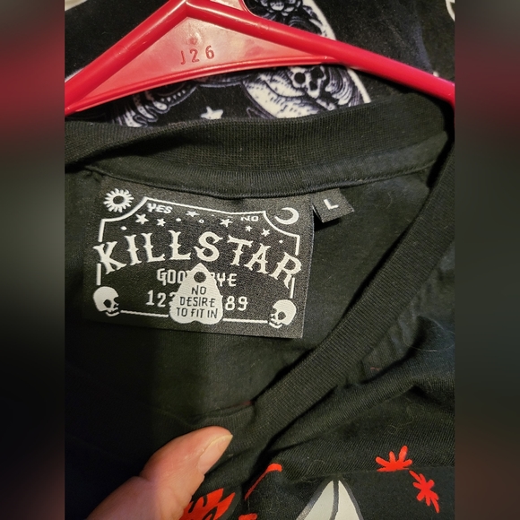 EUC Killstar cat diety tank muscle tee - Picture 4 of 4